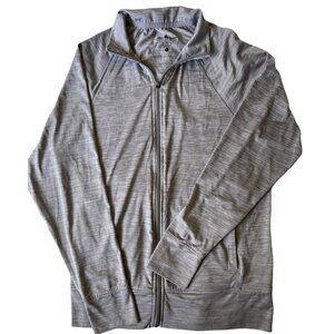 Charles River Apparel Full Zip Jacket Long Sleeve Sun Shirt Size M Hiking